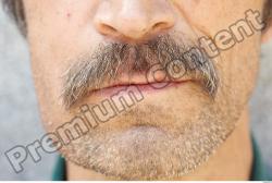 Mouth Man White Slim Bearded